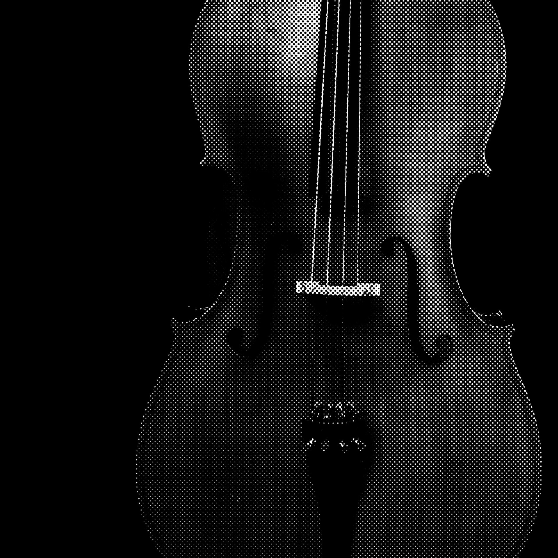 a dark cello